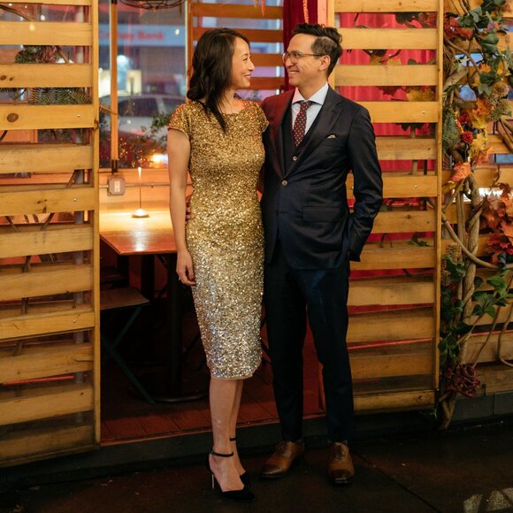 Theia 'Irma' ombre sequin dress - Picture 2 of 7